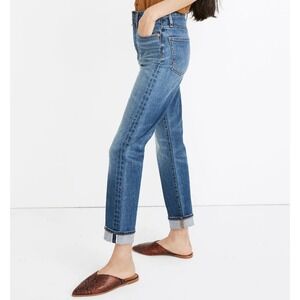 Madewell Classic Straight Jeans in Ives Wash Selvedge Edition High Rise MB425 26